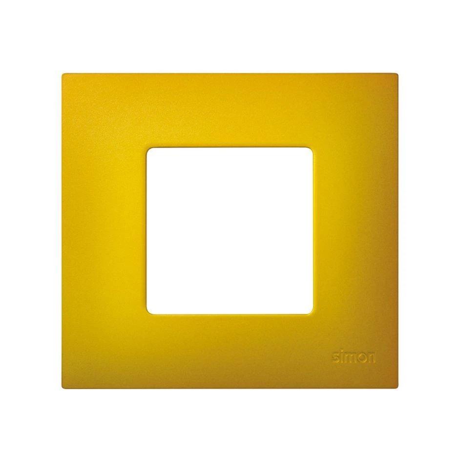  артикул 2700617-081 название Рамка-декор 1-ая (одинарная), цвет Желтый Artic, 27 play