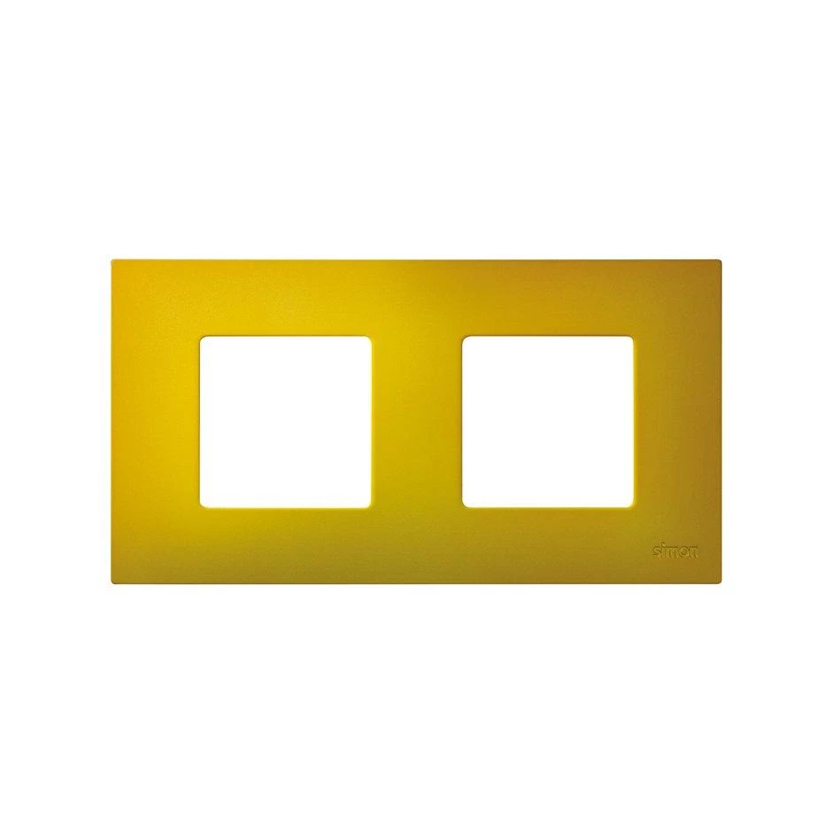  артикул 2700627-081 название Рамка-декор 2-ая (двойная), цвет Желтый Artic, 27 play